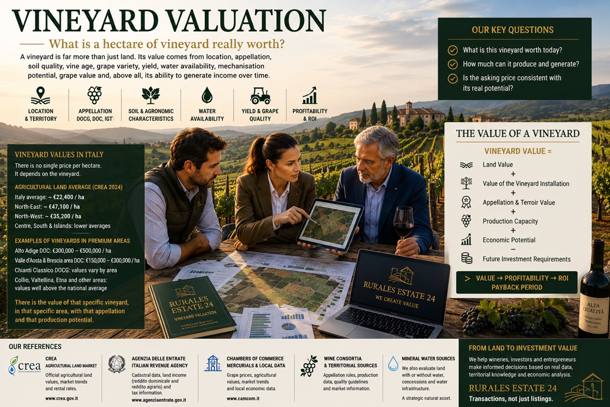 Vineyard valuation and appraisal